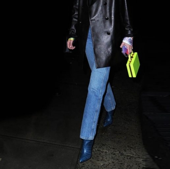 PARIS TEXAS Boots Croc blu - Picture 7 of 7